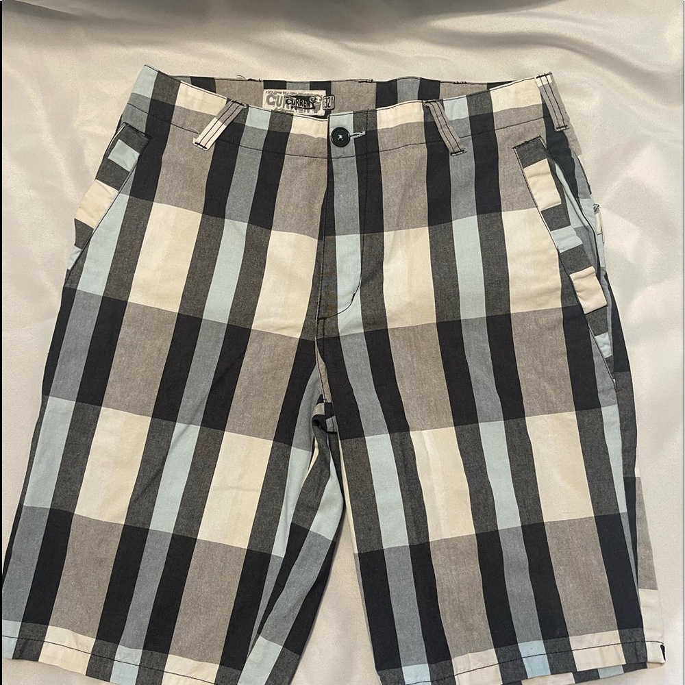 Ocean Current Plaid Shorts